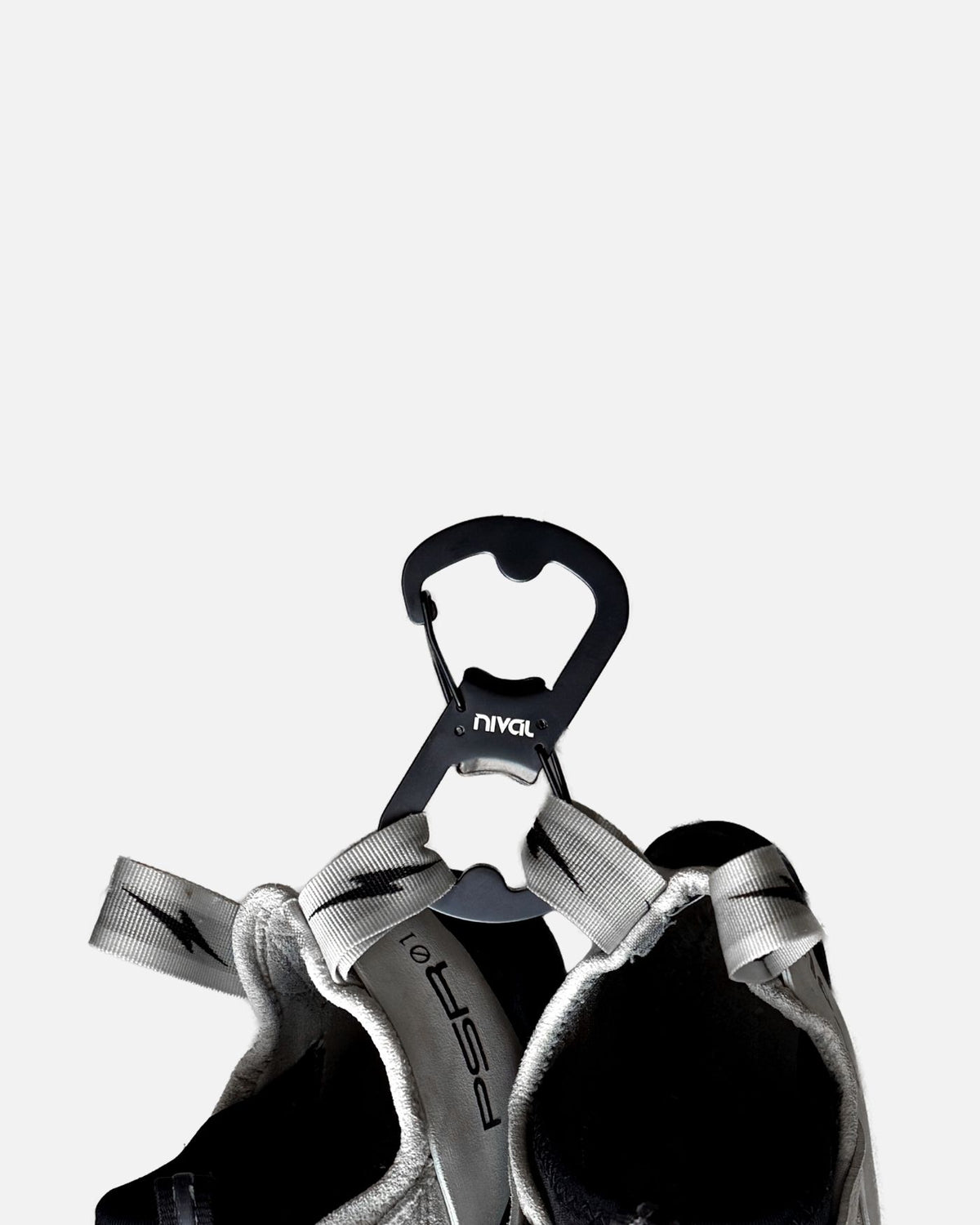 Nival climbing shoe carabiner