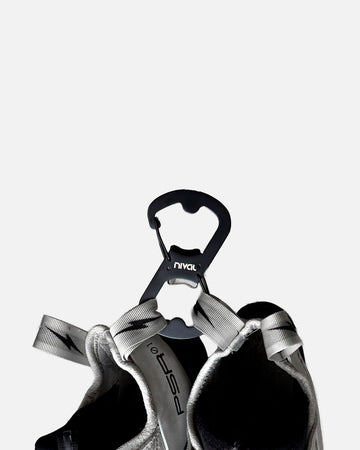 Nival climbing shoe carabiner